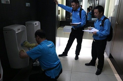 凯卫仕2019年第一季度厕所消毒服务流程技能竞赛方案